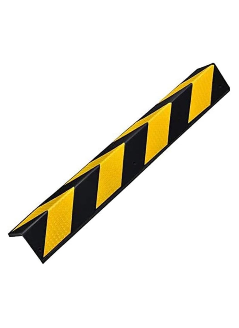 راكو RACO Reflective Corner Guard Wall Corner Protector with Yellow Strips for Garage Parking  - Image 1