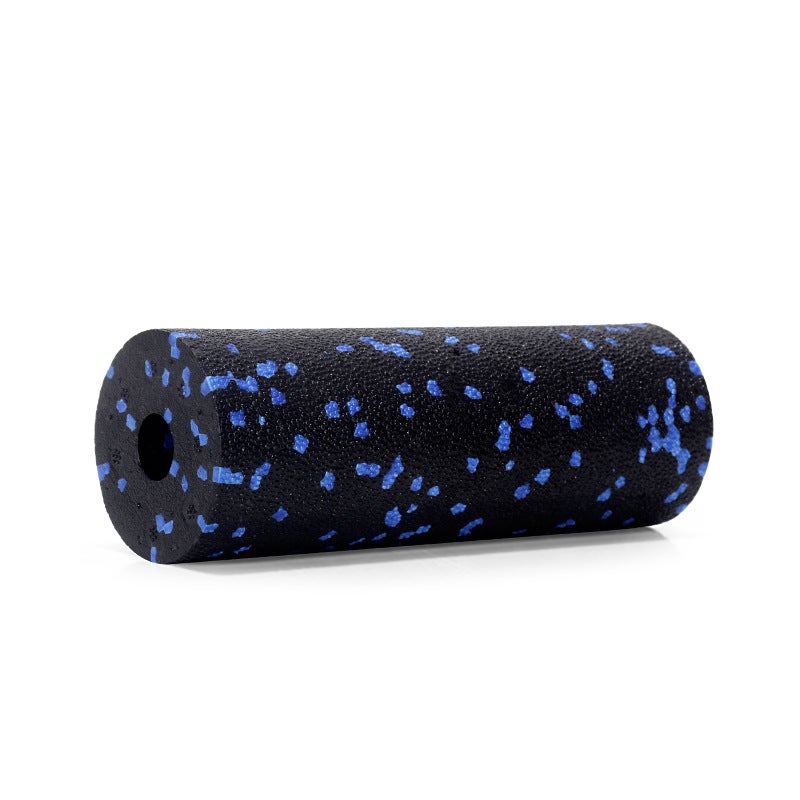 Muscle massage relaxing fitness massage epp mini foam yoga column foam shaft suit roller yoga roller Black blue/hollow