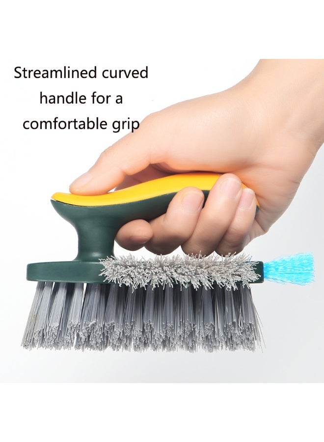 2-in-1 Crevice and Floor Scrub Brush - Durable Plastic, Portable Design for Bathroom, Kitchen, Living Room Cleaning - Image 5