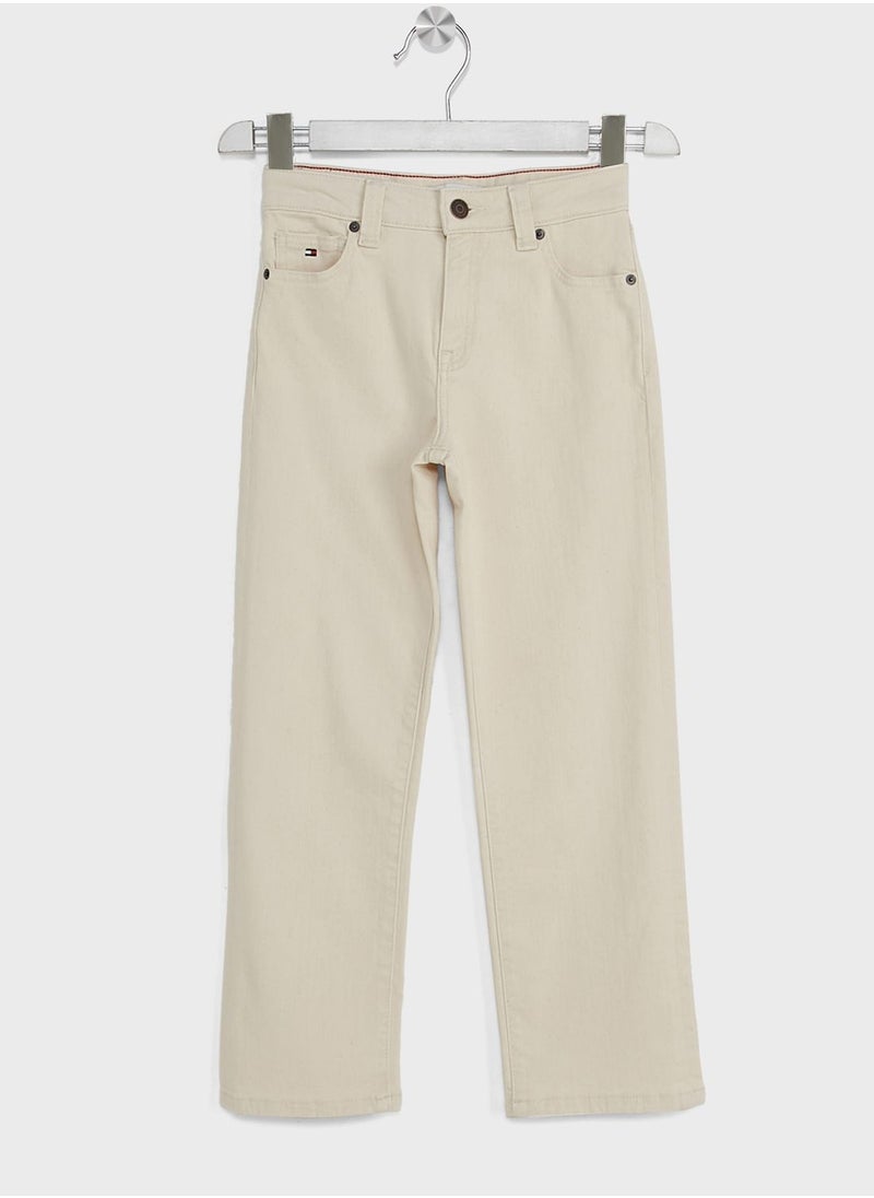 TOMMY HILFIGER Kids Straight Fit Jeans  - Image 1