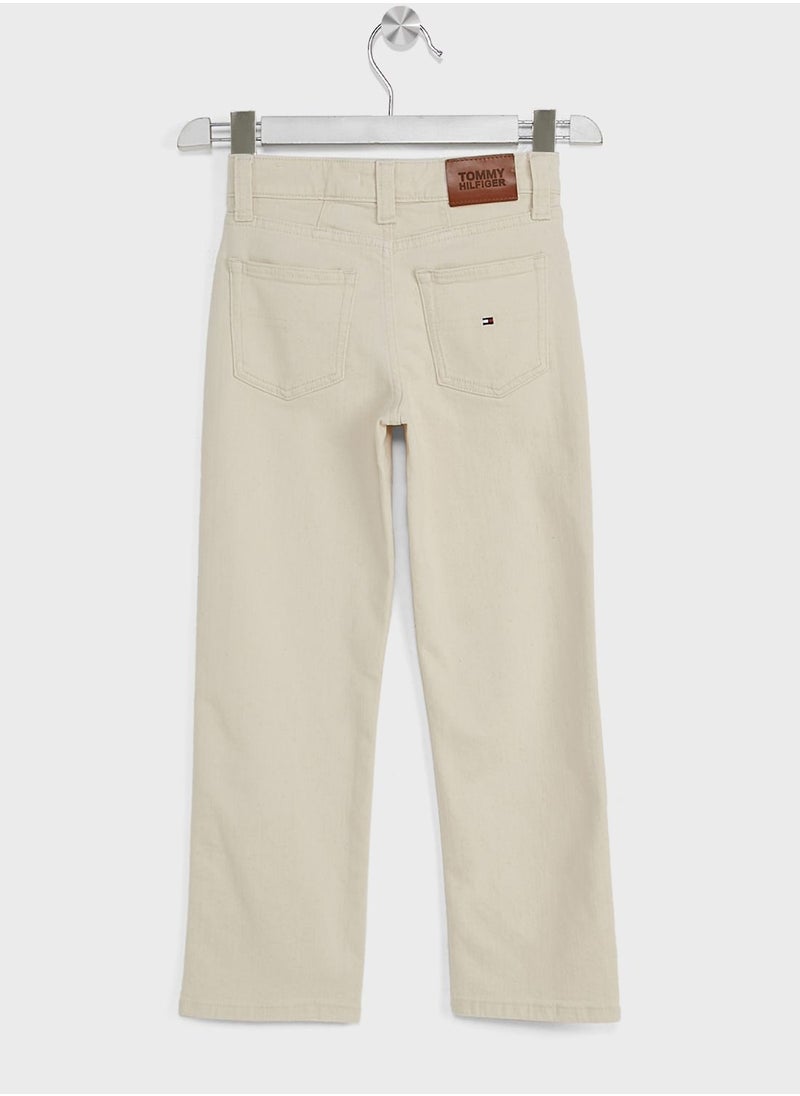 TOMMY HILFIGER Kids Straight Fit Jeans  - Image 2