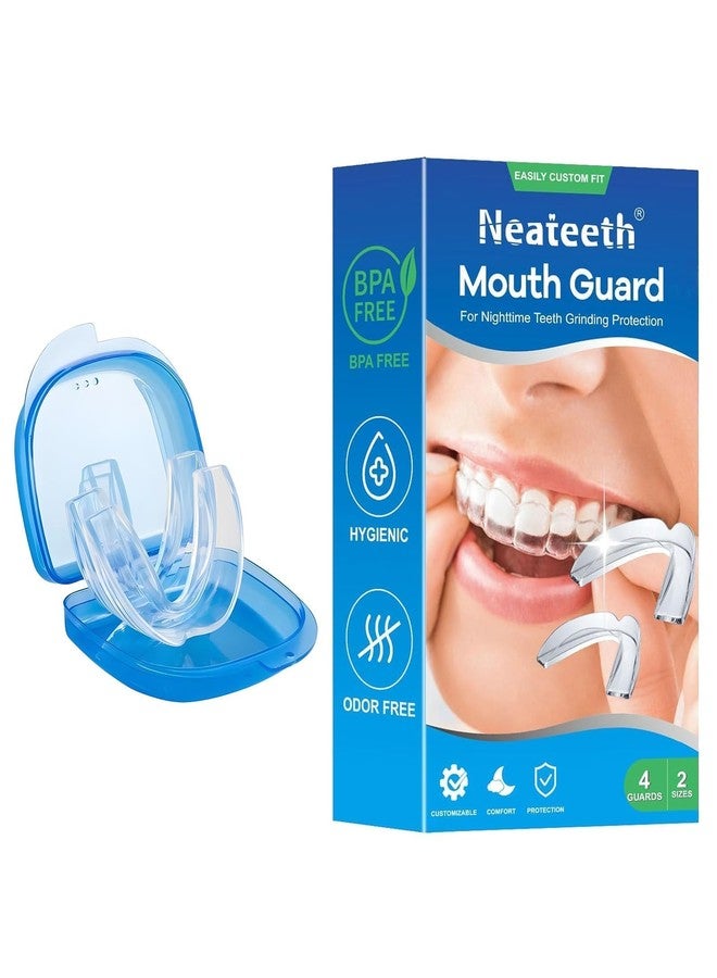 Buildcon 2 Pcs Night Guard for Teeth Grinding, Comfort Fit Mouth Guard for Sleeping Teeth Clenching, Grinding Guard for Nighttime Use - Image 1