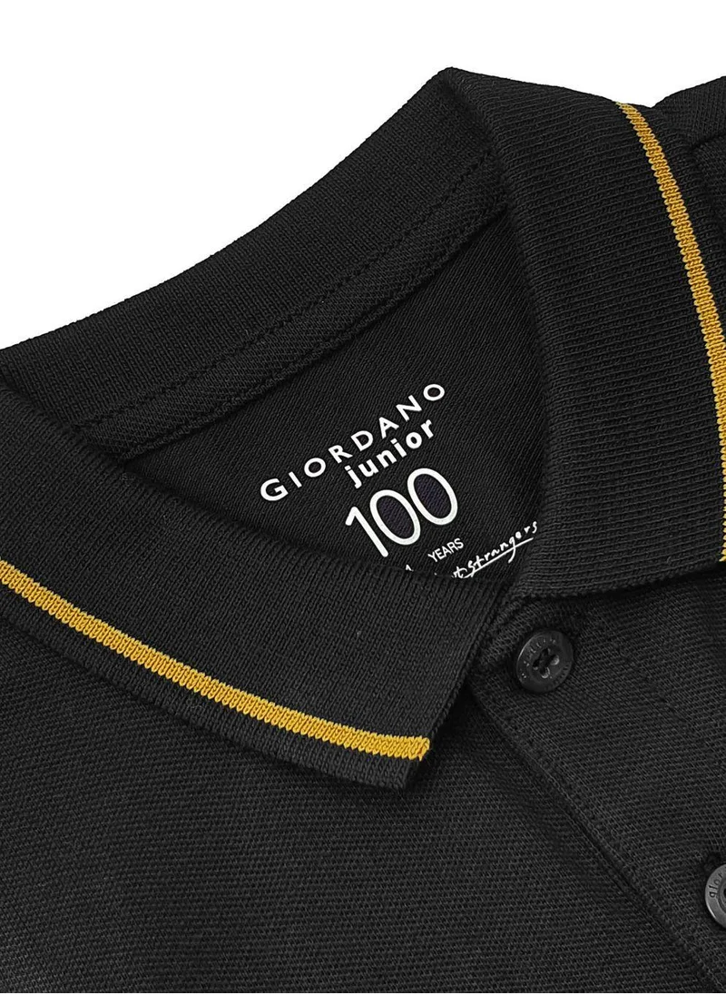 GIORDANO Junior Print Solid Polo