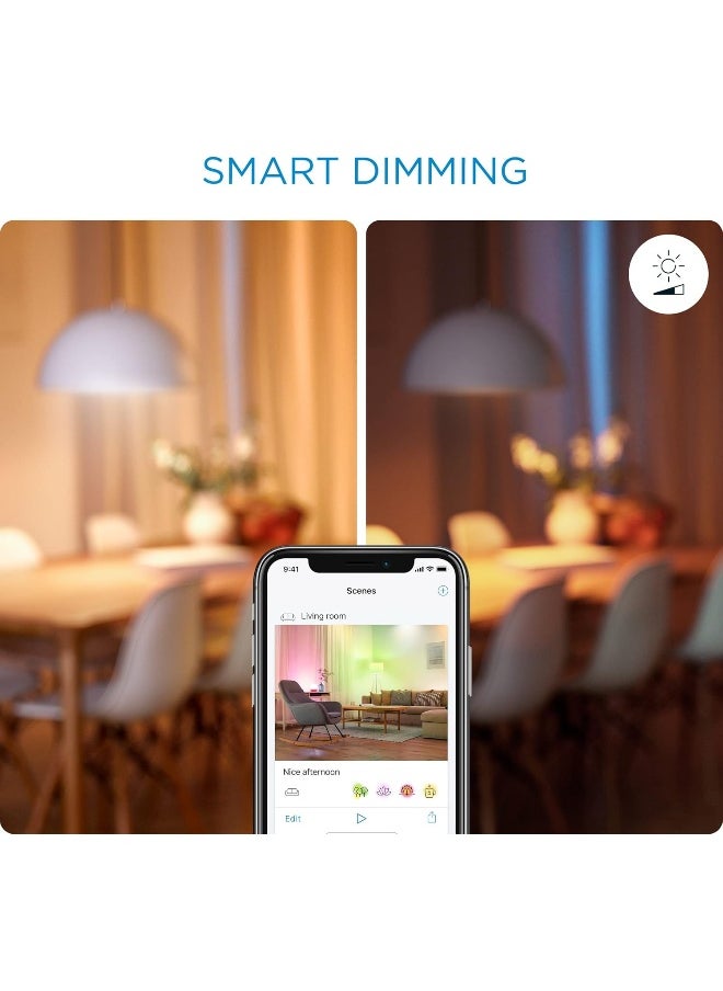 Philips - WiZ Connected Color 60W Candle B11 Smart WiFi LED Light Bulb, 16 Million Colors, Compatible with Alexa and Google Home Assistant, No Hub Required - Image 1