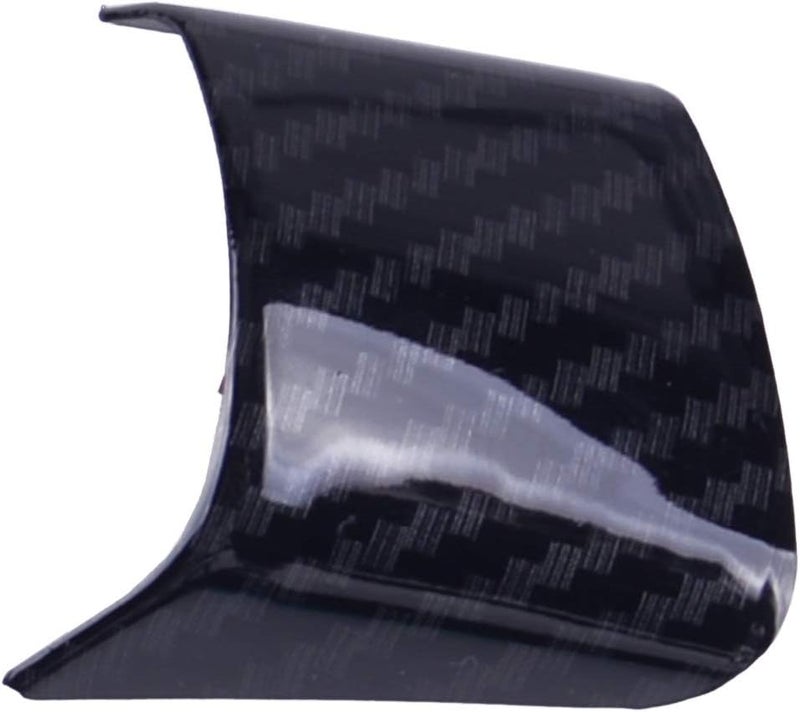 QASULER Carbon Fiber Steering Wheel Button Cover Set - Image 3