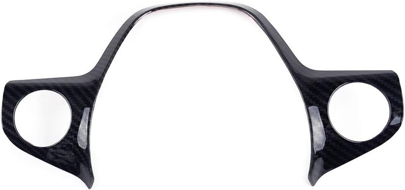 QASULER Carbon Fiber Steering Wheel Button Cover Set - Image 2