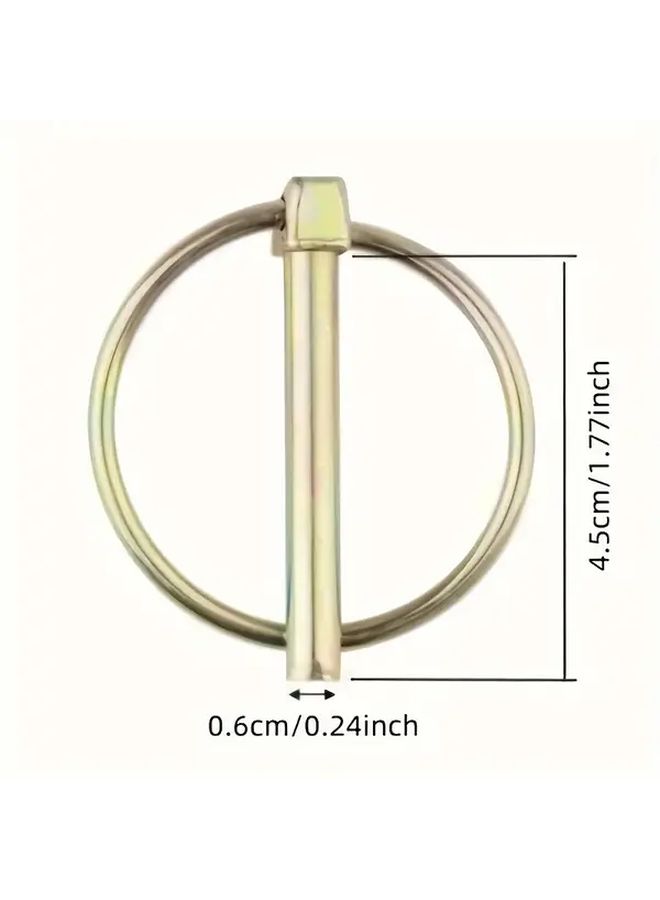 20pcs Quick Release Locking Clamp Heavy Duty Steel Pins for Tractors Trailers Trucks - Image 2