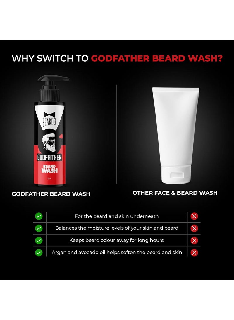 BEARDO Combo Beard Oil and Beard Wash For Men - Nourishment Cleanses - Purifying and Hydrating Skin Cleaner With Avocado, Argan Oil - Shiny Patchy and Fast Beard Growth - Image 5