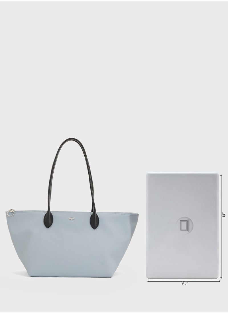 Essentials Top Handle Zip Over Tote