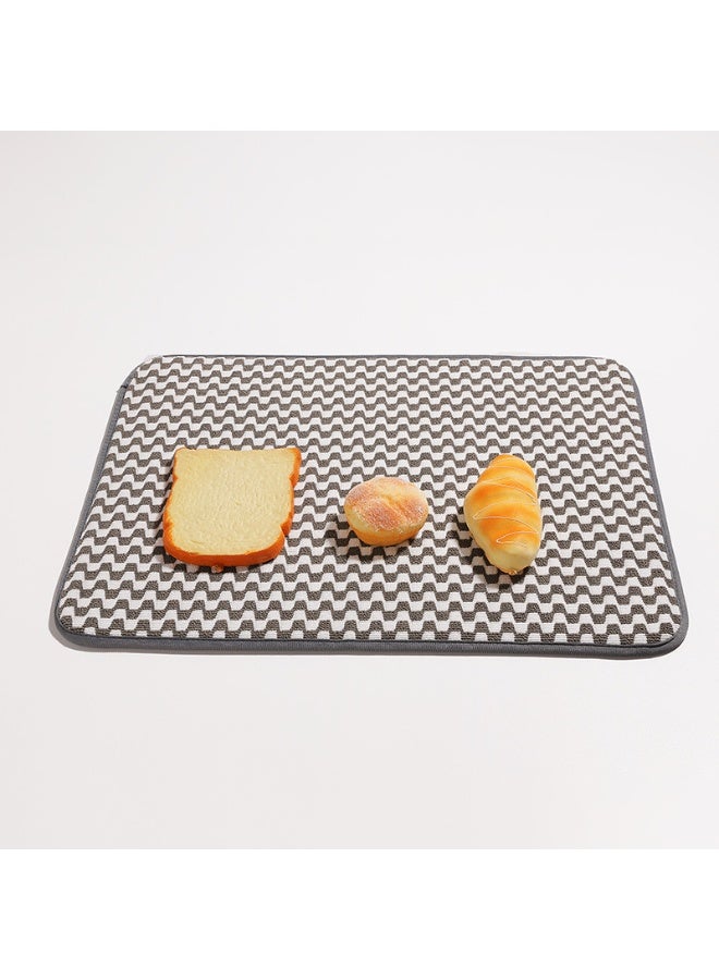 2-Pack Bamboo Charcoal Fiber Kitchen Drying Mat, Absorbent Quick Dry Mat for Utensils and Coffee Machine, 45x60cm - Image 5