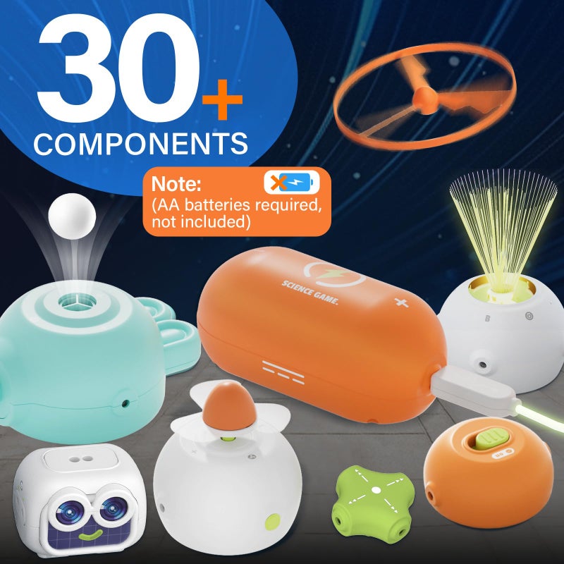 Anyeve Science Kits for Kids, 448+ Projects Circuit Exploration Kits Educational Electronics Toys for Boys & Girls Hands-On Engineering Toy, Birthday, Halloween, Christmas Gift for Ages 5 6 7 8 9 10 11 12 - Image 3