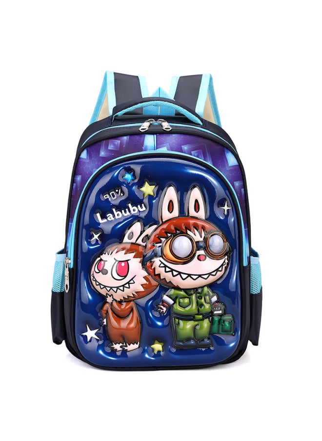 Generic 2024 Labubu Labubu Primary School Student Backpack Korean Large Capacity Kindergarten Backpack Children's School Bag-Color:Figure 10  - Image 1