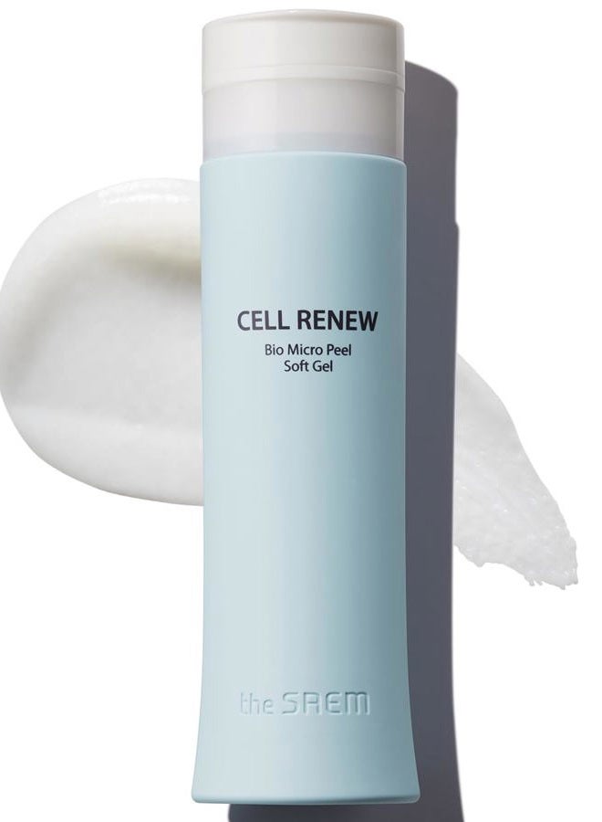 THESAEM Facial Soft Peeling Gel - Natural AHA+BHA Korean Enzyme Exfoliating Scrub for Dead Skin Cells, Face Exfoliator, Skin Turnover, Cell Renew Bio Micro Peel Soft Gel, 5.41 fl.oz. - Image 1