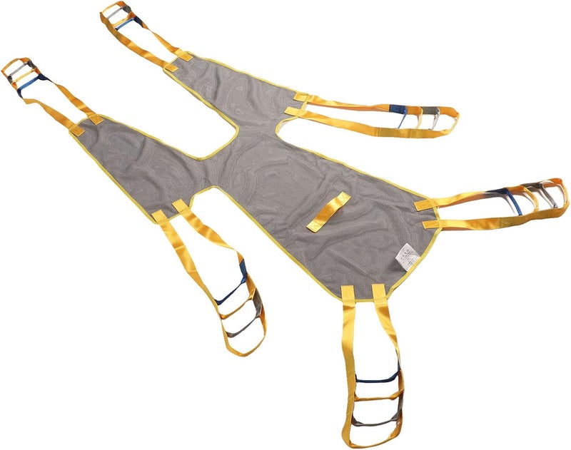 Patient Lift Sling,Positioning Bed Sling,Breathable Mesh Hole Design,Divided Legs Lift Sling for Nursing,Toilet and Bath Use(M) - Image 1
