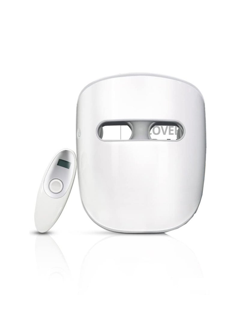 Excefore Led Face Mask Light Therapy, Red Light Therapy for Face, Wireless High Dose Red, Infrared & Blue Light Therapy Mask, Skin Care Beauty Mask, FSA/HSA Eligible, for Skin Care, Anti-ageing (Cloud-S) - Image 1