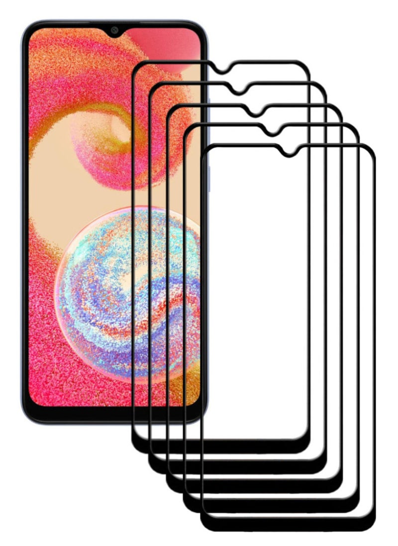 ACLIX 5 Pieces Antistatic ESD Dustproof Premium Quality High Definition Tempered Glass Screen Protector Designed For Samsung Galaxy A04e - Image 1