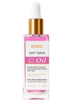 KOEC Strawberry After Shave Oil-Hydrating and Pore Clearing Formula-Cooling After Shave Treatment for Bikini Area,Post-Shave Hydration,Non-greasy,Fash-absorbing Daily Shave Oil-1.01 OZ  - Image 1