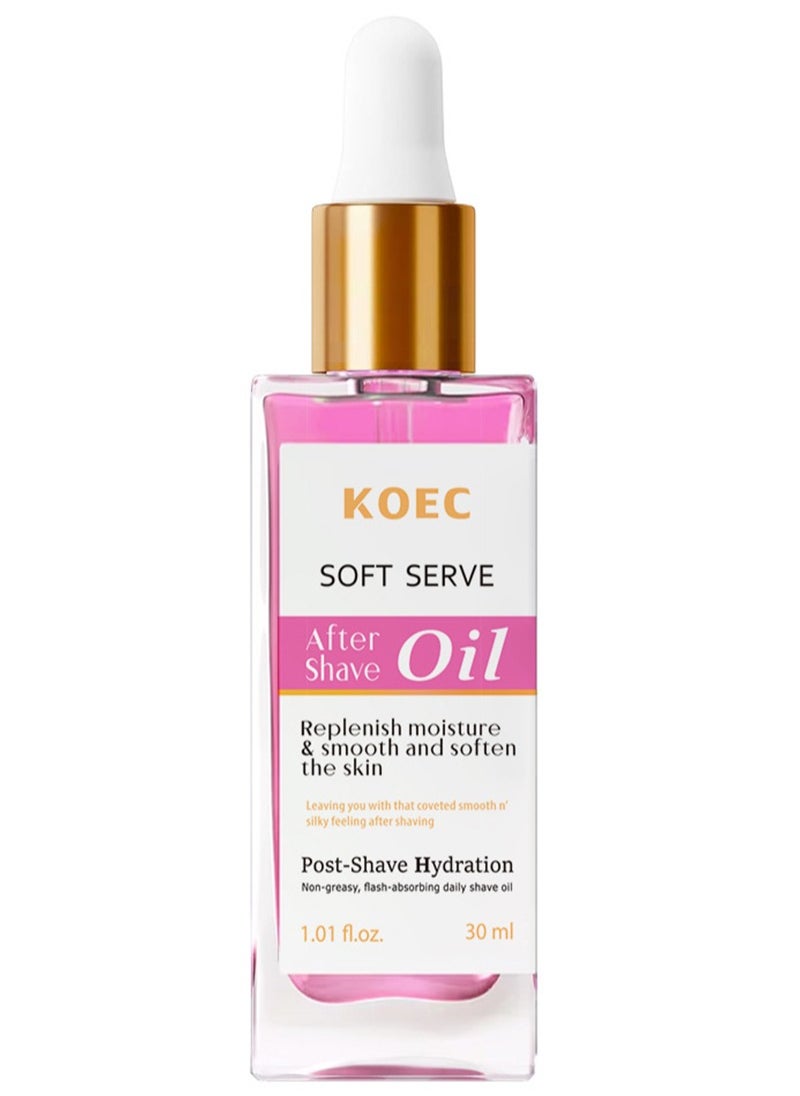 KOEC Strawberry After Shave Oil-Hydrating and Pore Clearing Formula-Cooling After Shave Treatment for Bikini Area,Post-Shave Hydration,Non-greasy,Fash-absorbing Daily Shave Oil-1.01 OZ  - Image 1