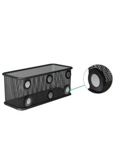 Generic Mesh Magnetic Storage Baskets, Anti Slip Strong Magnet Pen Cup Magnetic Marker Storage Basket Organizer, Suitable for Whiteboard Refrigerator Fridge Locker Accessories (Black)  - Image 1