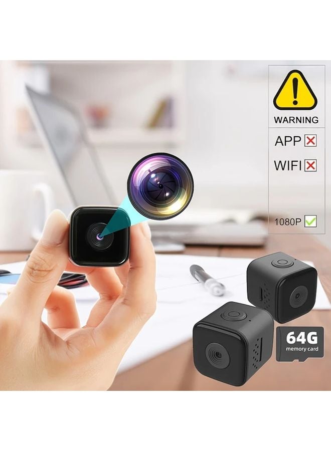 Mini Camera 64GB AI Night Vision Motion Detection 24H Loop Recording Home Security - Image 2
