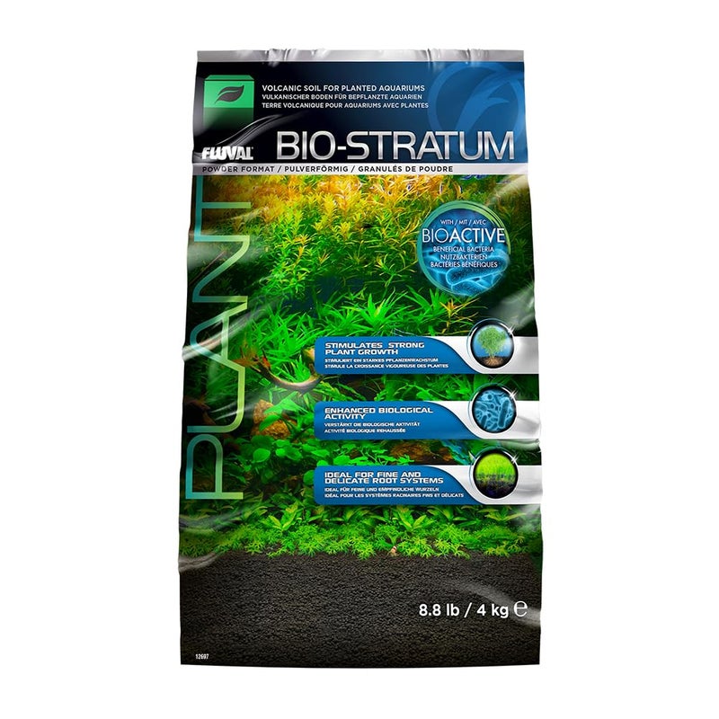 Fluval 12697 Natural Mineral-Rich Volcanic Soil Bio Stratum for Planted Tanks, 8.8 lbs. - Aquarium Substrate for Healthy Plant Development, Growth, and Color - Image 1
