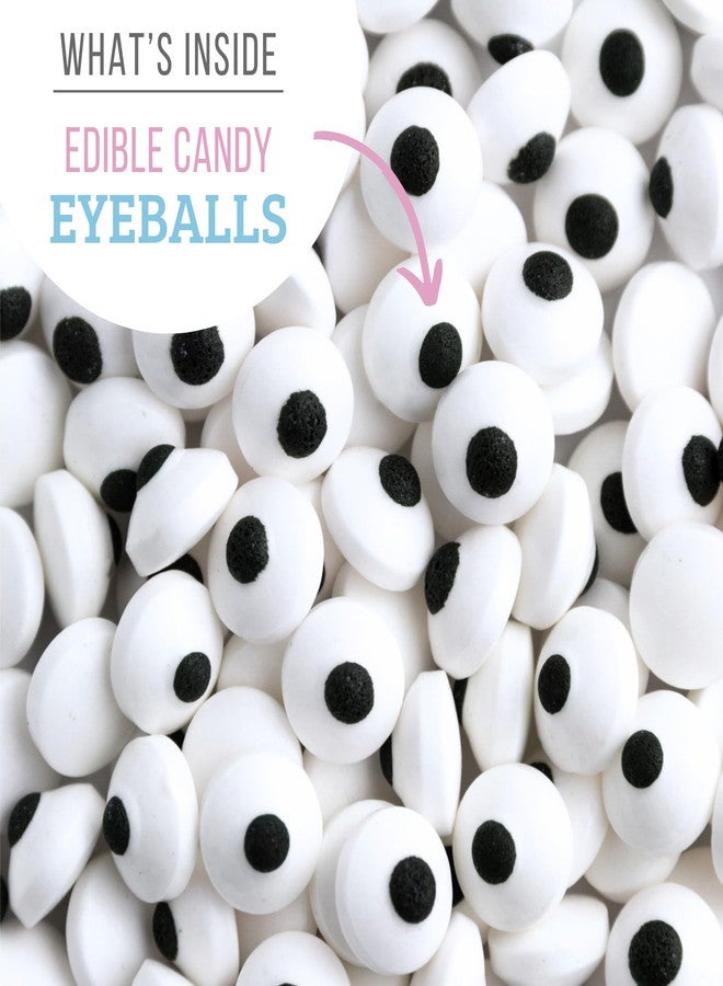 Sweets Indeed Bulk Candy Eyeballs, 200 Edible Eyes, Christmas Sprinkles, Perfect for Cake Decorations, Baking, Ice Cream, Cookies, Cupcake Topper, 2.92 ounces - Image 2