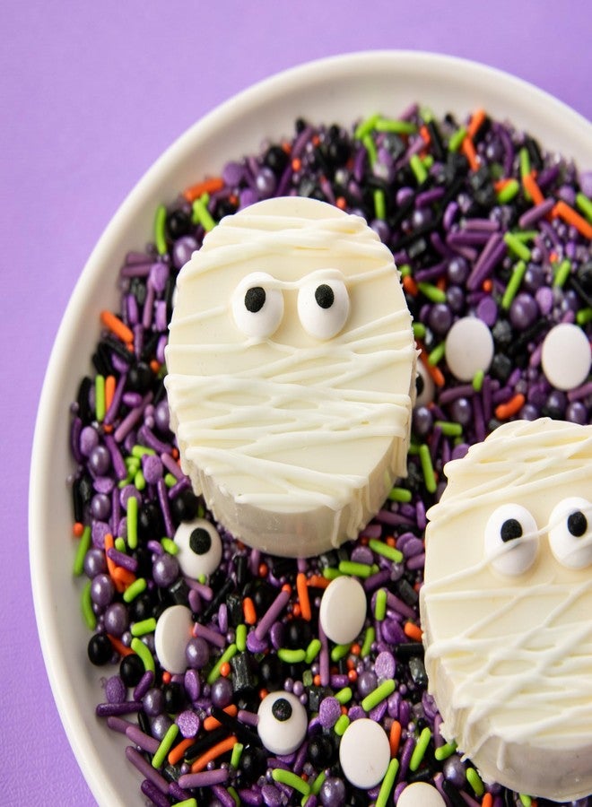 Sweets Indeed Bulk Candy Eyeballs, 200 Edible Eyes, Christmas Sprinkles, Perfect for Cake Decorations, Baking, Ice Cream, Cookies, Cupcake Topper, 2.92 ounces - Image 3
