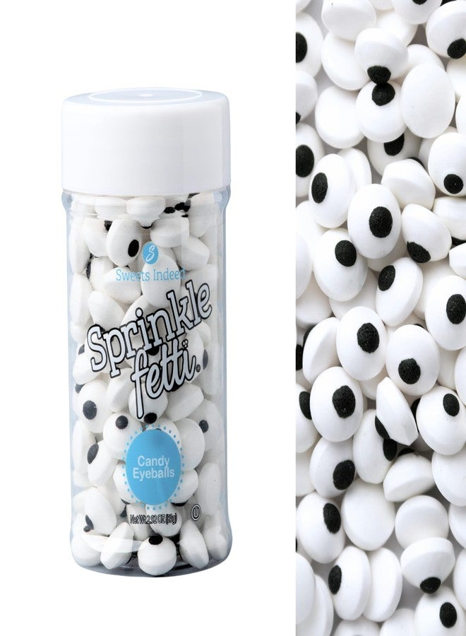 Sweets Indeed Bulk Candy Eyeballs, 200 Edible Eyes, Christmas Sprinkles, Perfect for Cake Decorations, Baking, Ice Cream, Cookies, Cupcake Topper, 2.92 ounces - Image 1