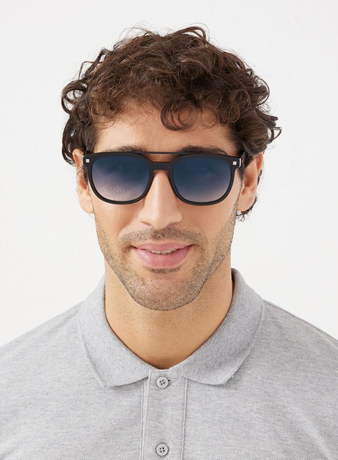 30Sundays M.V.P.,Men Sunglasses, Aviator Sunglasses, UV Protection: UV400 (Black,Blue) - Image 4