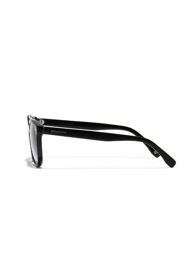 30Sundays M.V.P.,Men Sunglasses, Aviator Sunglasses, UV Protection: UV400 (Black,Blue) - Image 3