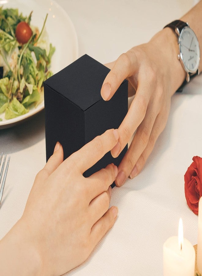 HUAPRINT Black Gift Boxes with Lids 4x4x4 inch,24 Pcs Paper Gift Wrap Box Bulk for Presents,Birthday,Bridesmaid Proposal,Groomsmen Engagements,Christmas,Wedding Party Favor,Cupcake,Crafting,Holidays - Image 5