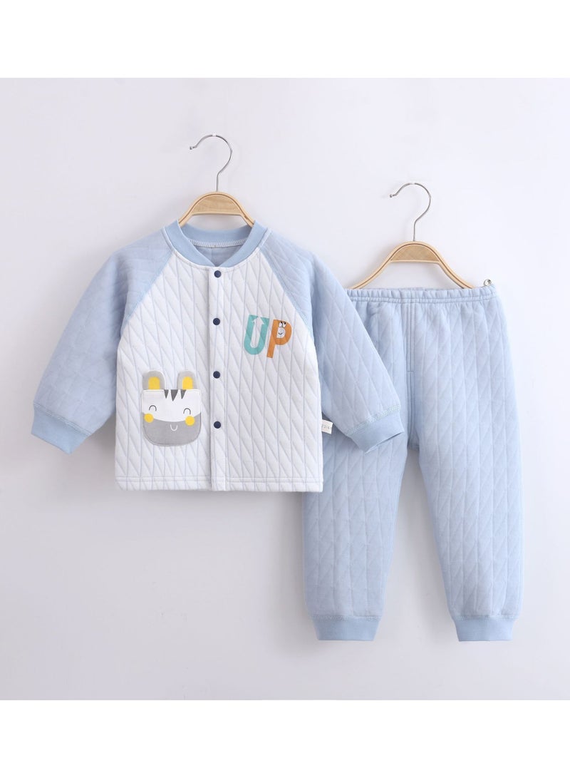 Loquat Baby Spring And Autumn Soft And Comfortable Two Piece Set