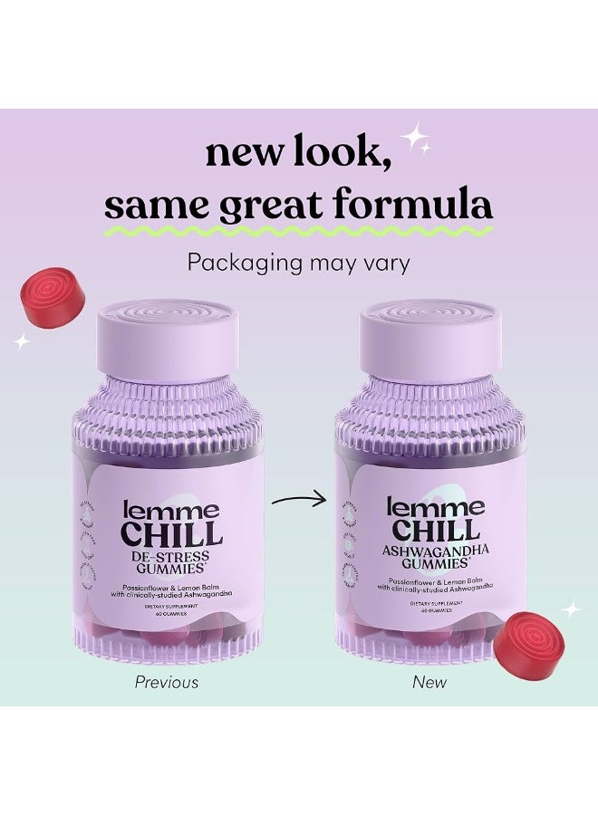 Lemme, Chill, Ashwagandha Gummies, Mixed Berry, 60 Gummies Packaging May Vary - Image 3