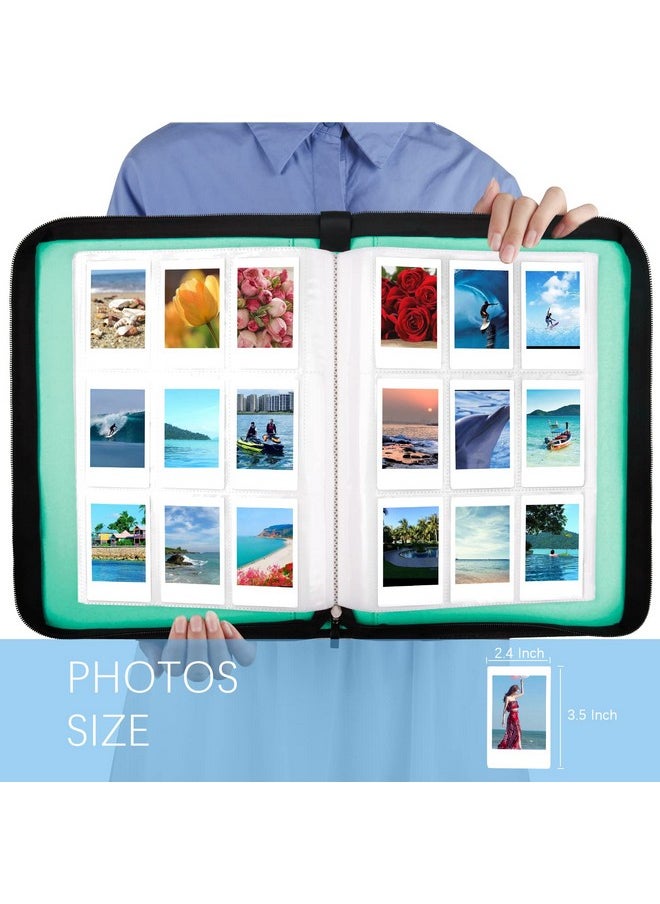 Ruibytree 540 Pockets Photo Album Book For Fujifilm Instax Mini 12 11 9 99 8+8 7+ 90 40 25 26 Liplay Evo Instant Camera, Polaroid Snap/Snap Touch/Pic-300P/Z2300/ Socialmatic Zip Instant Printer (Green)  - Image 2
