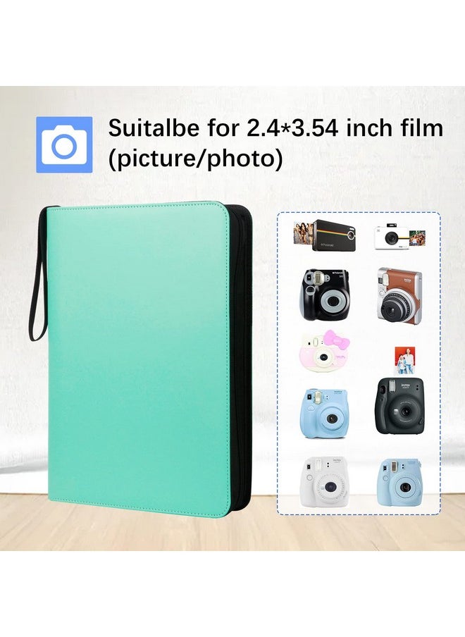 Ruibytree 540 Pockets Photo Album Book For Fujifilm Instax Mini 12 11 9 99 8+8 7+ 90 40 25 26 Liplay Evo Instant Camera, Polaroid Snap/Snap Touch/Pic-300P/Z2300/ Socialmatic Zip Instant Printer (Green)  - Image 3