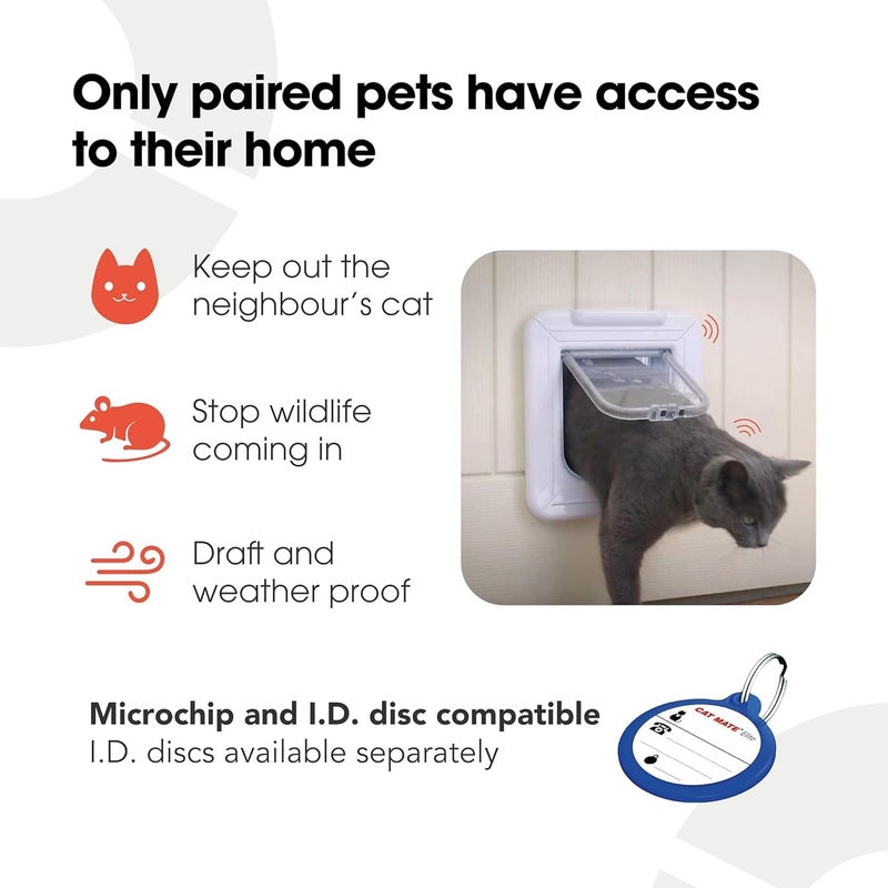 Cat Mate Elite Microchip Cat Flap W/ Timer Control - Image 3