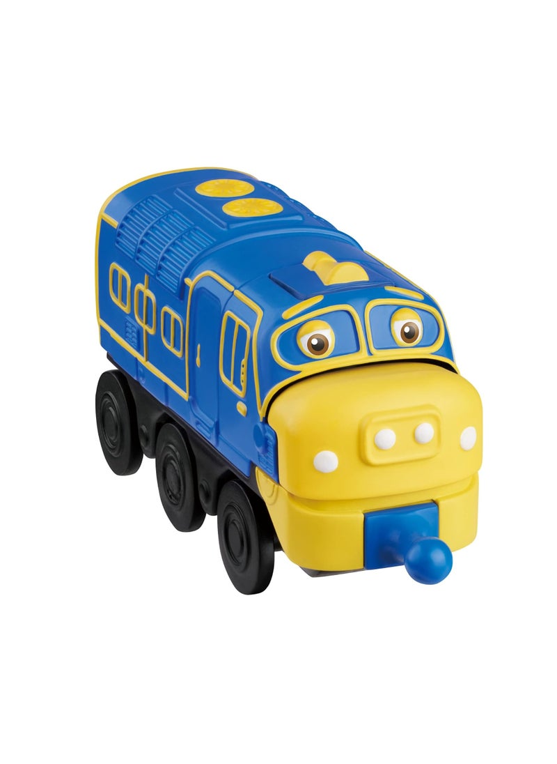 CHUGGINGTON Look Alive Chuggers Single Pack | Brewster | Toy Train with Surprise Motion Feature | Free-Rolling Wheels | 3.75 Inch Scale | Ages 3...  - Image 1