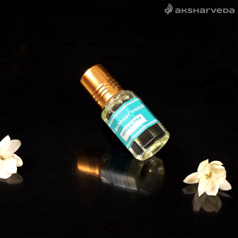 Aksharveda Mogra Pooja Itra | Jasmine Fragrance Ittar for Pooja, Temple & Festive Rituals - Image 1