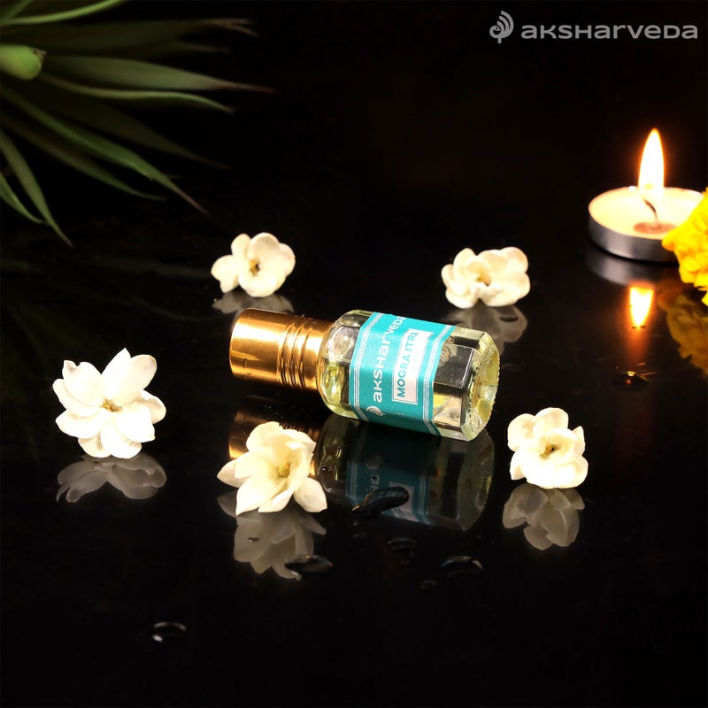 Aksharveda Mogra Pooja Itra | Jasmine Fragrance Ittar for Pooja, Temple & Festive Rituals - Image 5