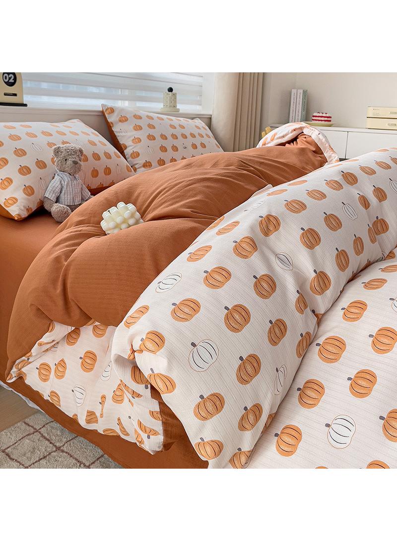 Bluejw Pure Cotton Washable Bed Sheet And Duvet Cover Bed Linen Set  - Image 1