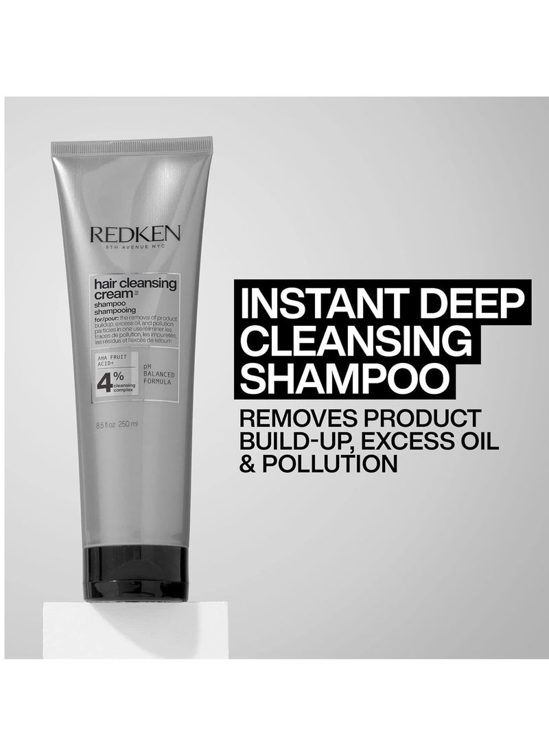 REDKEN - Redken Detox Hair Cleansing Cream Clarifying Shampoo | For All Hair Types | Removes Buildup & Strengthens Hair Cuticle - Image 1