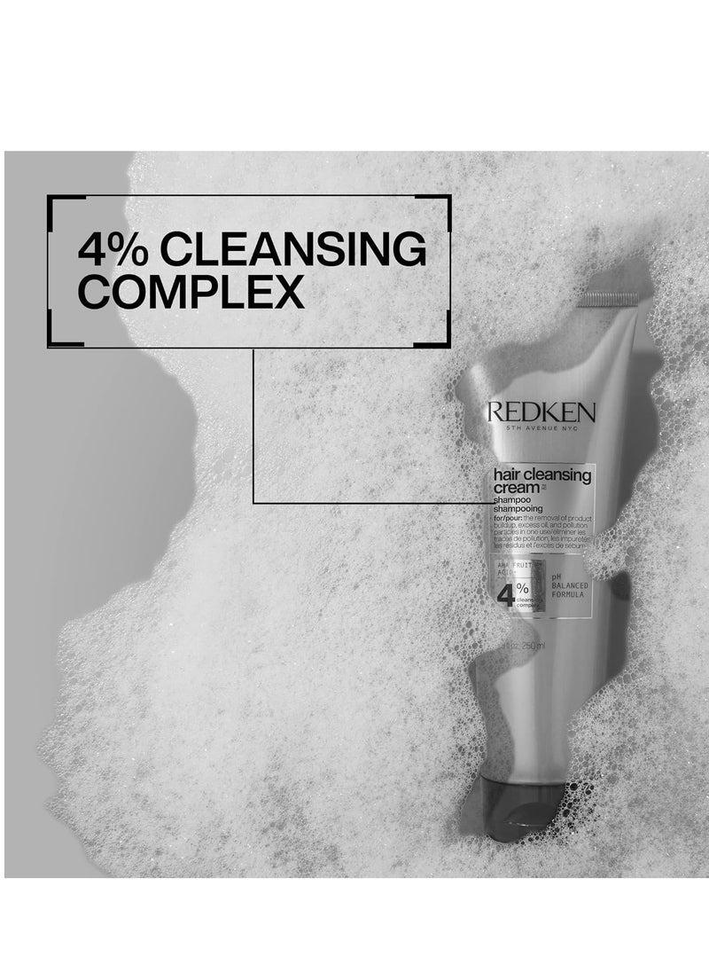 REDKEN - Redken Detox Hair Cleansing Cream Clarifying Shampoo | For All Hair Types | Removes Buildup & Strengthens Hair Cuticle - Image 1