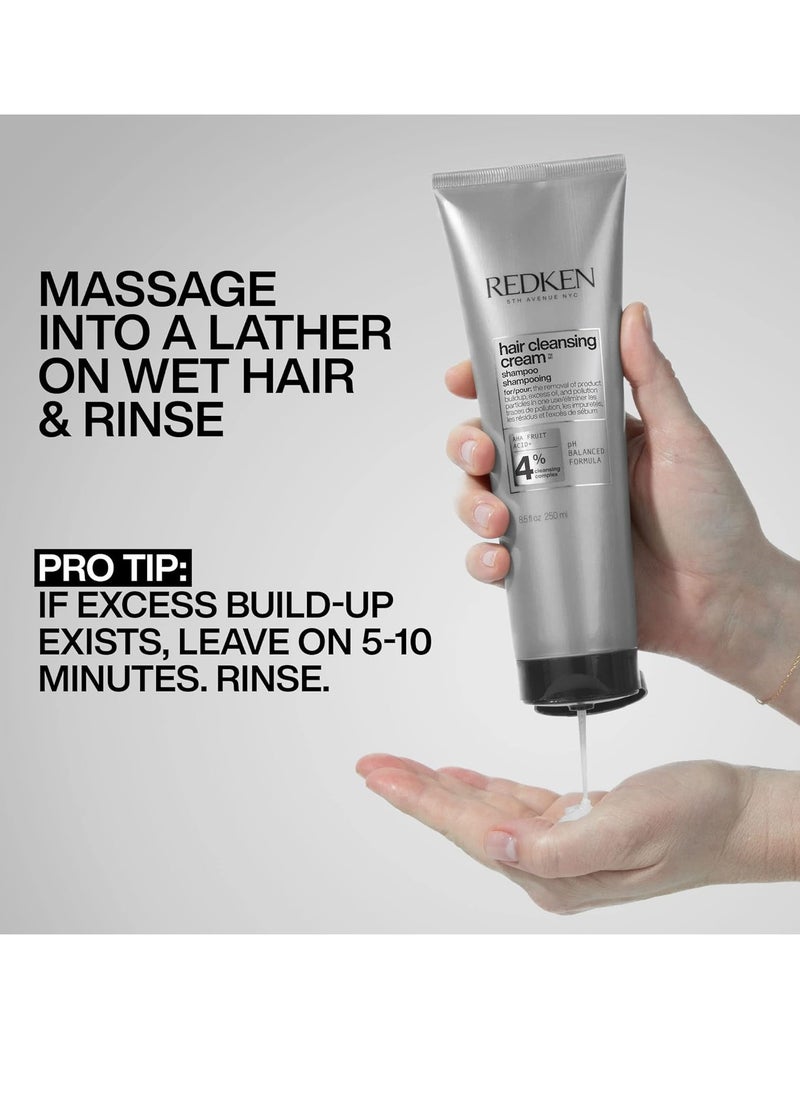 REDKEN - Redken Detox Hair Cleansing Cream Clarifying Shampoo | For All Hair Types | Removes Buildup & Strengthens Hair Cuticle - Image 1