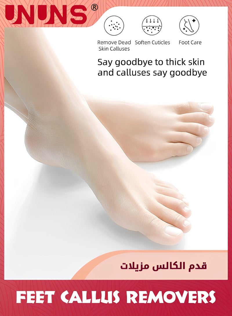 UNUNS Electric Feet Callus Removers,Portable Electronic Foot File Pedicure Tools With 2 Speeds And 3 Rollers,Electric Callus Remover Kit,Professional Pedi Feet Care Perfect For Hard Cracked Dry Skin - Image 4