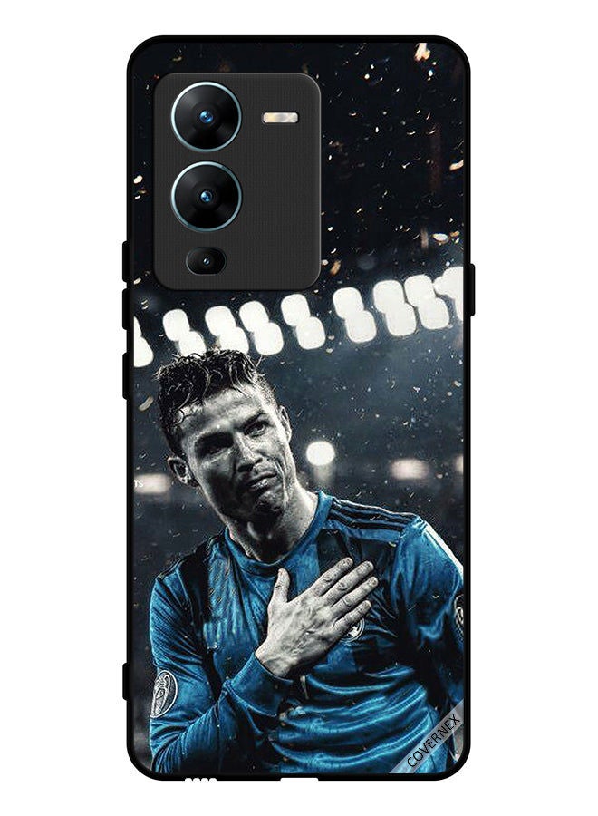 Covernex Protective Case Cover For vivo V25 Pro Ronaldo & Messi In One Frame - Image 1