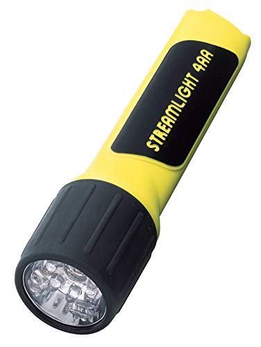 Streamlight فلاشلايت ستريملايت 68200 4AA بروبوليمر LED مع LEDs بيضاء، أصفر - 67 لومن - Image 1
