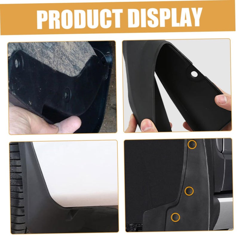 4pcs Universal SUV Mud Flaps Splash Guards Set for Front and Rear Tires - Image 5