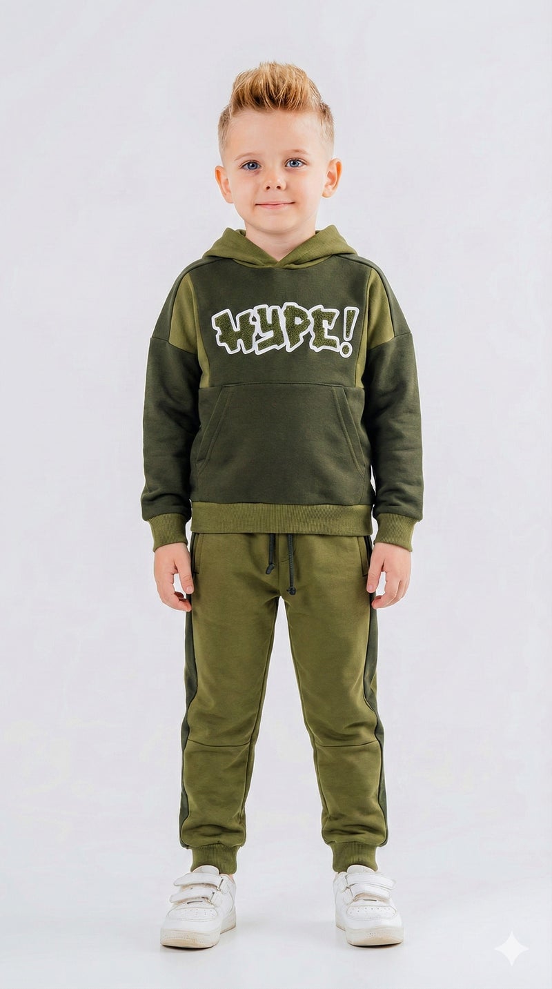 Hype Boys' tracksuit, ages 1 to 5 years, 7528 - Image 2