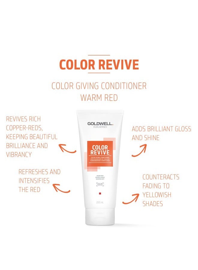 Goldwell Dualsenses Color Revive Color Conditioner Warm Red 200ml - Image 2
