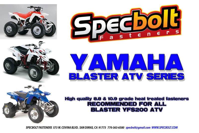 Specbolt Fasteners 250pc Specbolt Yamaha Blaster Bolt Kit for Maintenance & Restoration OEM Spec Fasteners ATV Quad YFS200 - Image 4